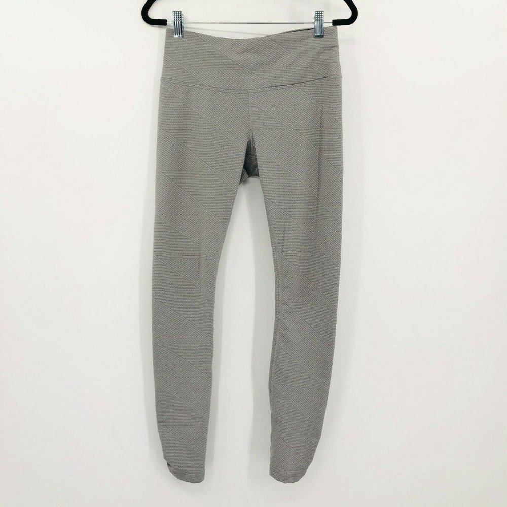 Prana High Waisted Textured Ruched Stretch Yoga